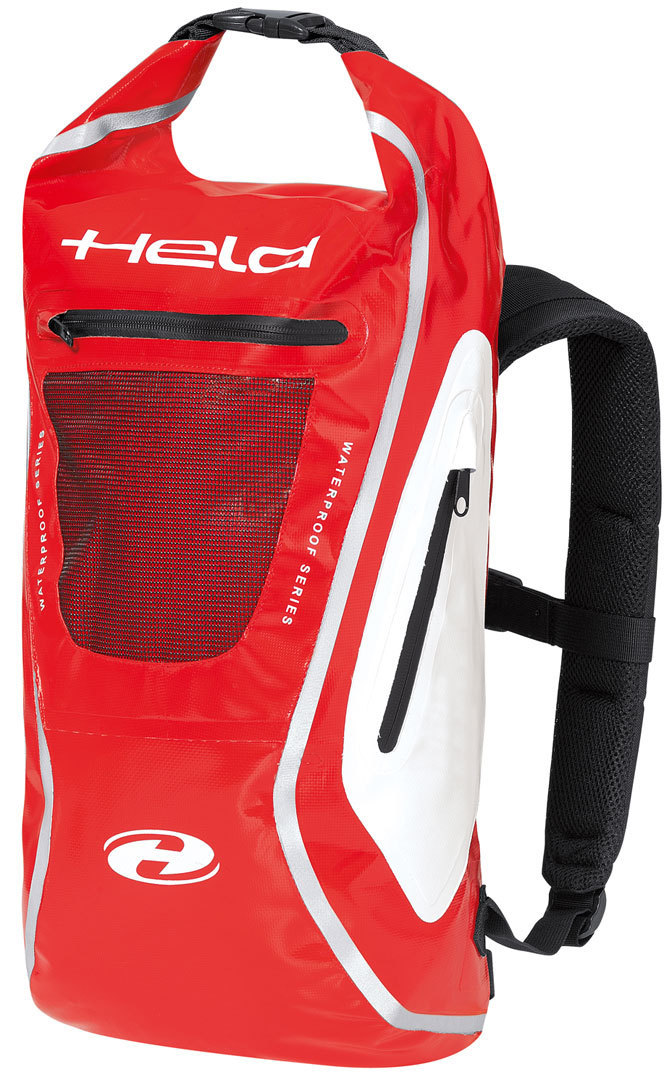 Side view of Held Zaino Backpack, black-yellow for Men