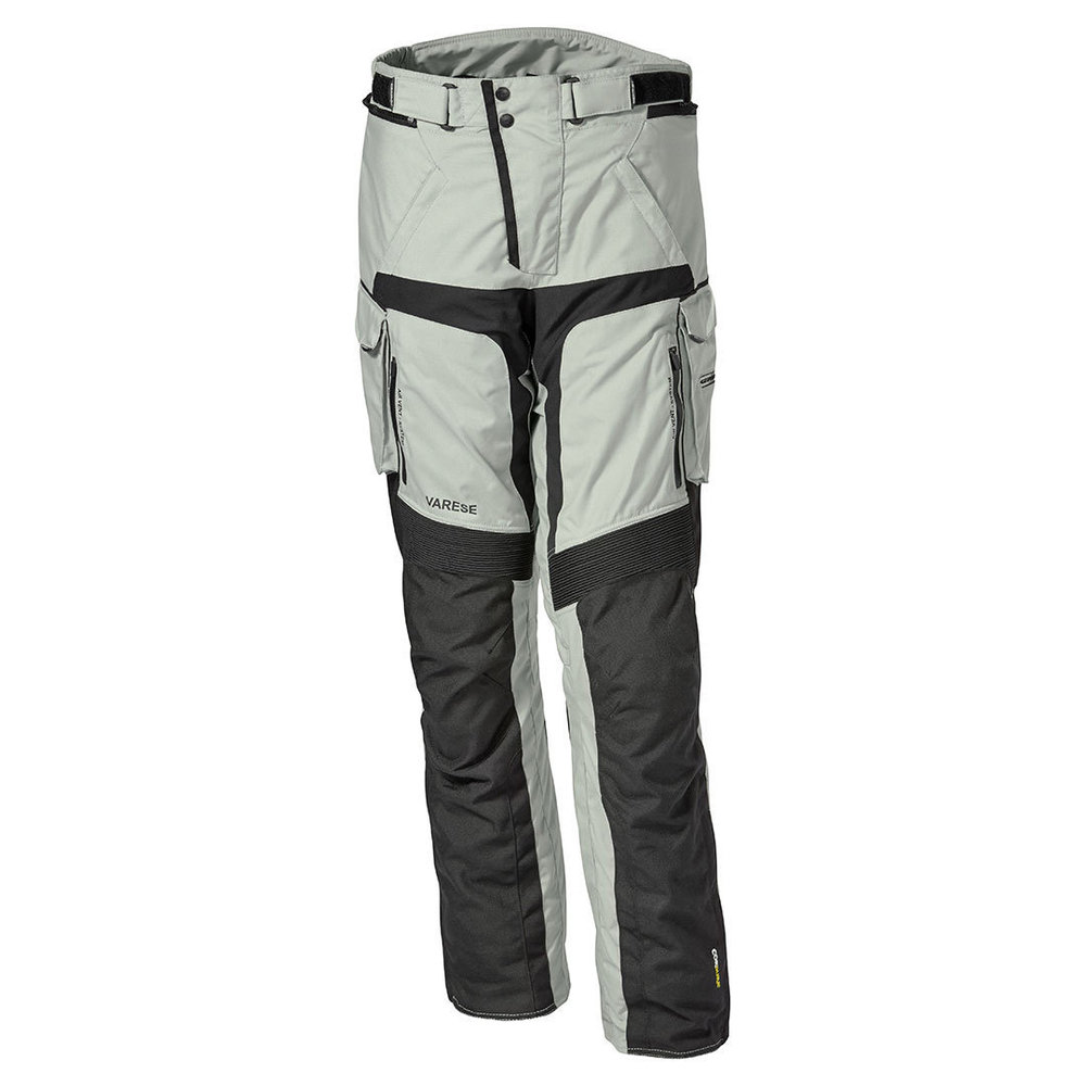 Germot Pantaloni Da Moto Uomo 'Allround' – In Tessuto, Antivento, Impermeabili, Con Protezioni, Taglie Forti, Nero