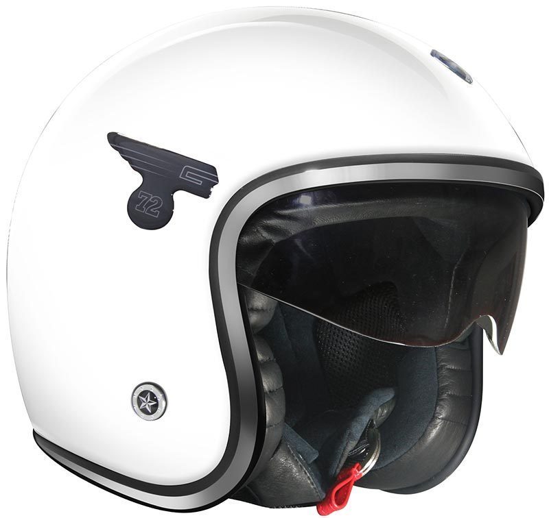 GPA Carbon Solar Белый Jet шлем