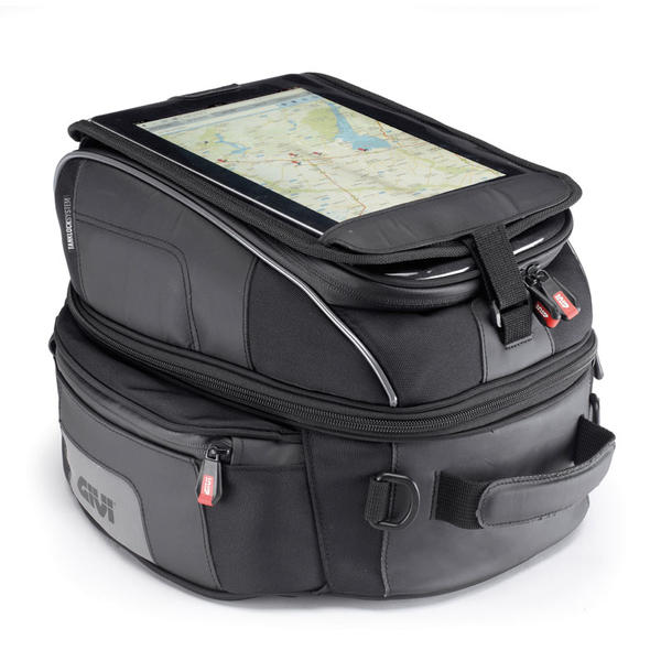 GIVI XS306 Tanklock Tank Bag, black, Size M 11-20l 21-30l, black, Size M 11-20l 21-30l