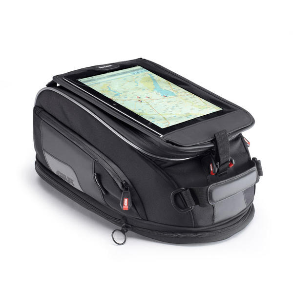 GIVI XS307 XStream Tanklock Tank Bag, black, Size M 11-20l 21-30l, black, Size M 11-20l 21-30l