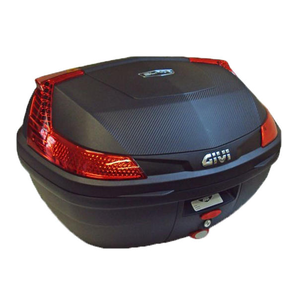 GIVI B47 Blade Monolock Topcase mit Platte, schwarz, Größe 41-50l, schwarz, Größe 41-50l