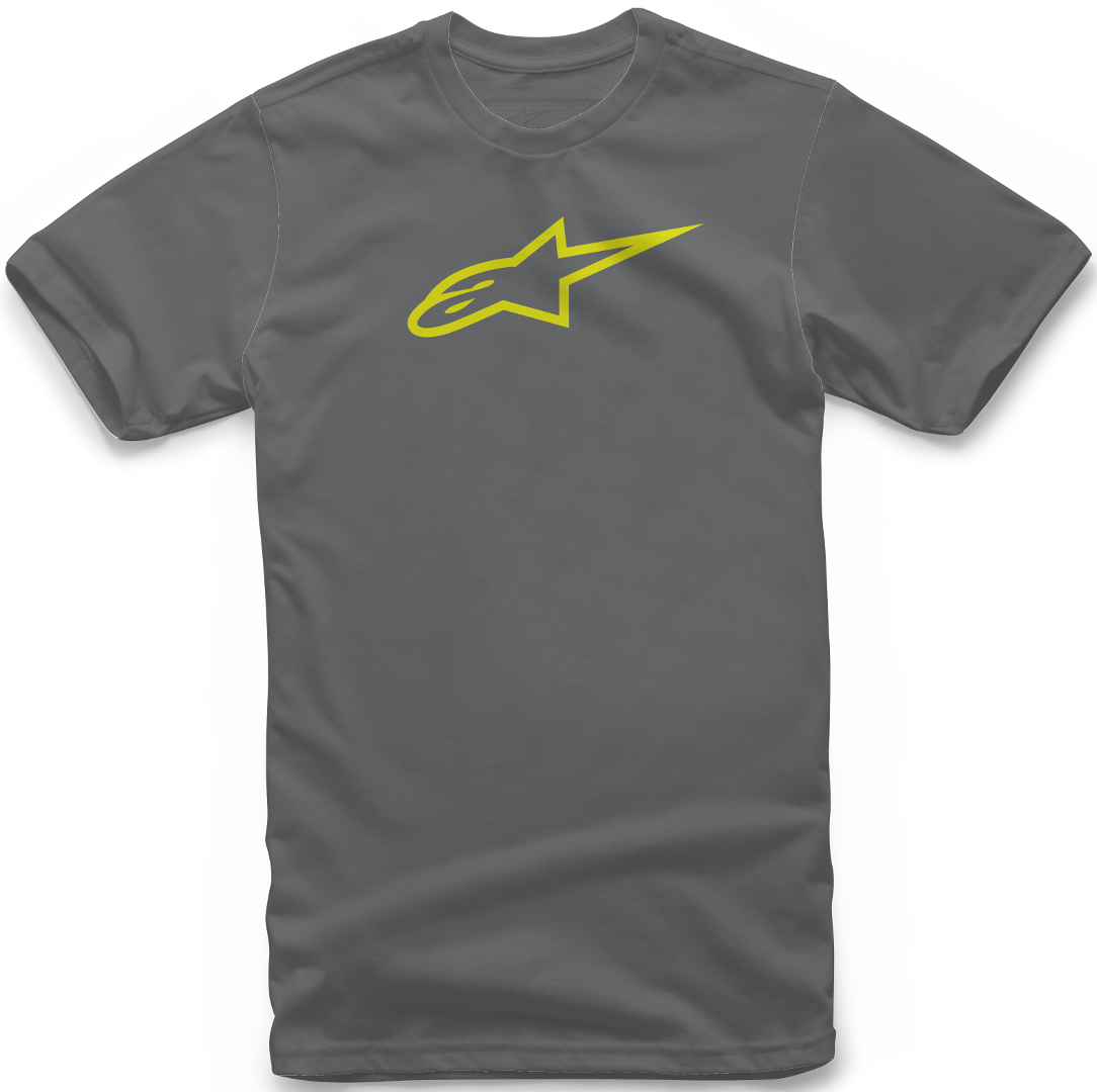 Alpinestars Ageless Classic T-Shirt, grey-yellow, Size XL