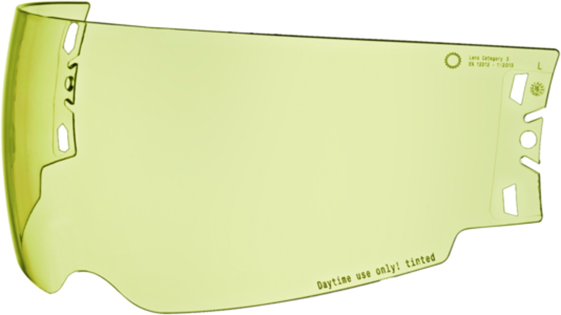 Schuberth C4 Pro Carbon / C4 Pro / C4 Pro Women / C4 Basic / C4 / C3 / S2 / E1 Sun Visor, yellow, Size 2XS XS S M L, yellow, Size 2XS XS S M L
