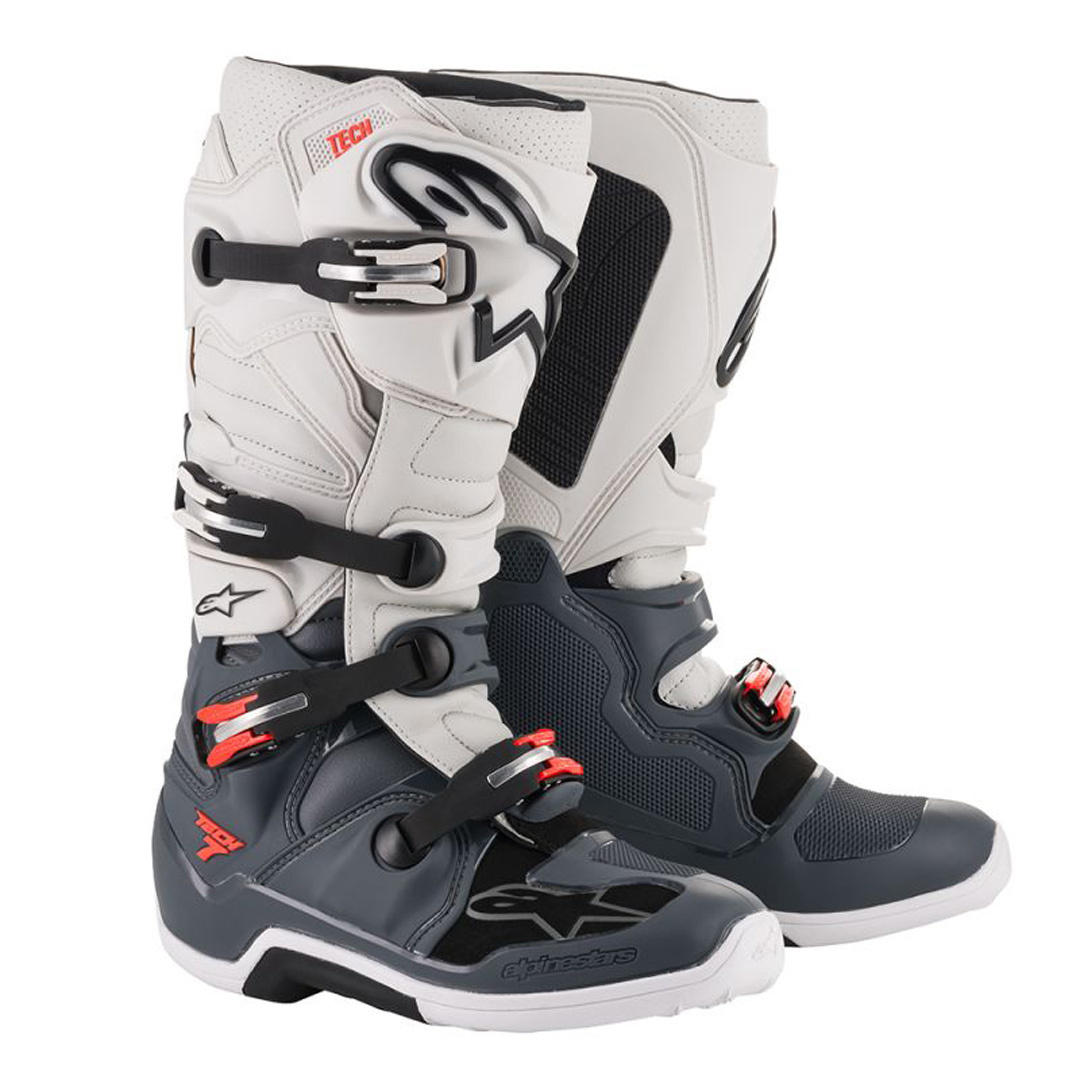 Image of Alpinestars Tech 7 Stivali motocross, grigio, dimensione 47