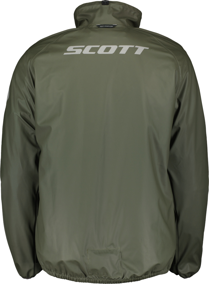 Side view of Scott Ergonomic Pro DP Rain Jacket, green, Size 2XL for Men