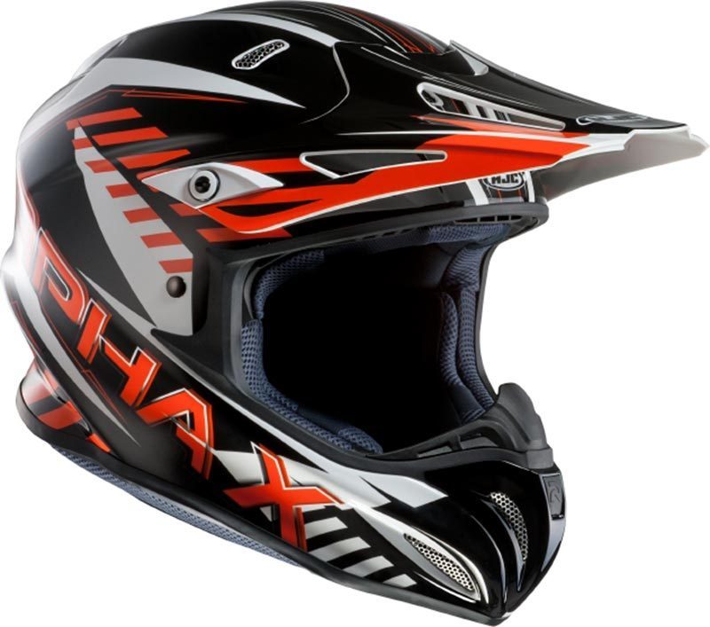 HJC R-PHA X Schuma Cross Helmet, black-orange, Size XS, black-orange, Size XS