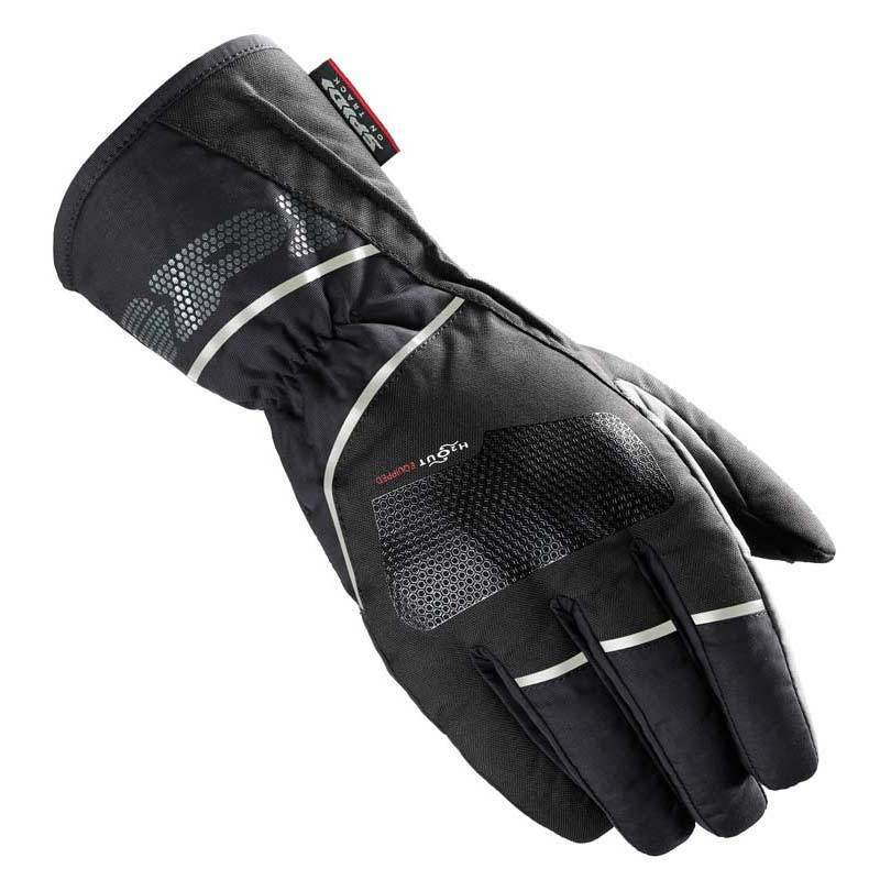 Spidi Zender H2Out Ladies Waterproof Gloves, black-white, Size XL for Women, black-white, Size XL for Women