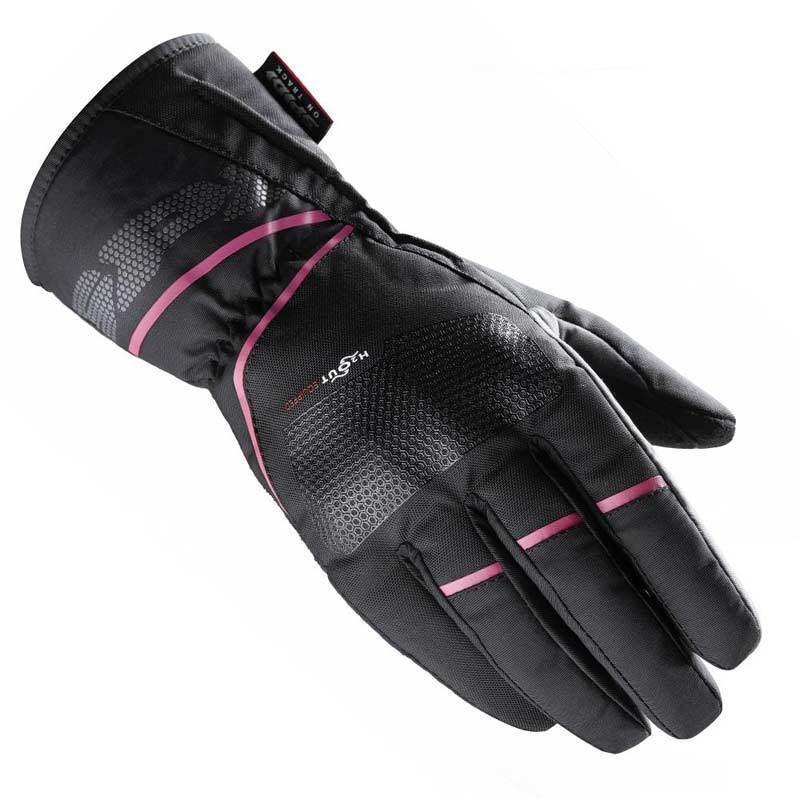 Spidi Zender H2Out Ladies Waterproof Gloves, black-purple, Size XL for Women, black-purple, Size XL for Women