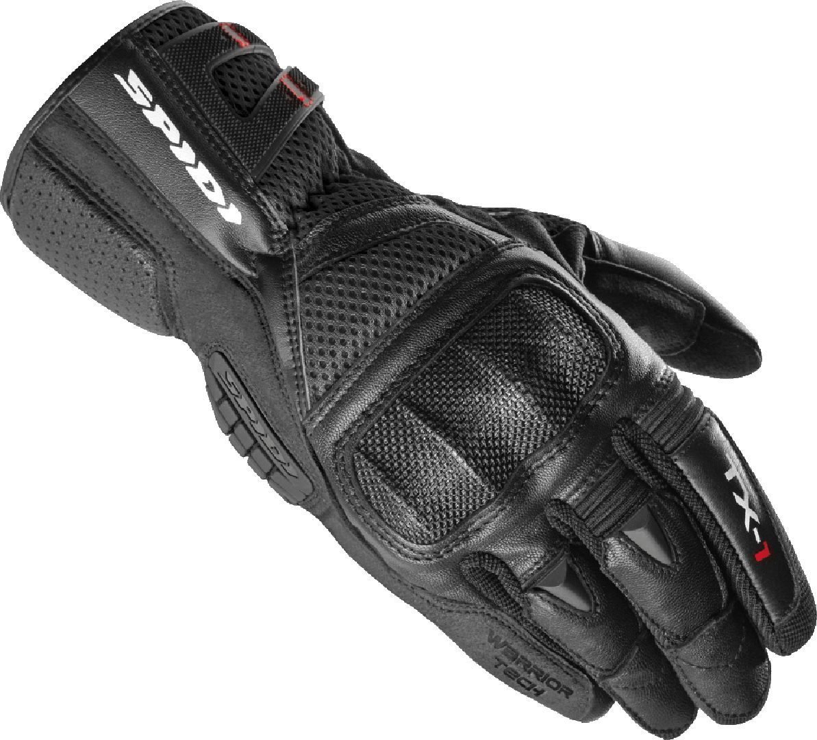 Spidi TX-1 Motorcycle Gloves, black, Size M, black, Size M