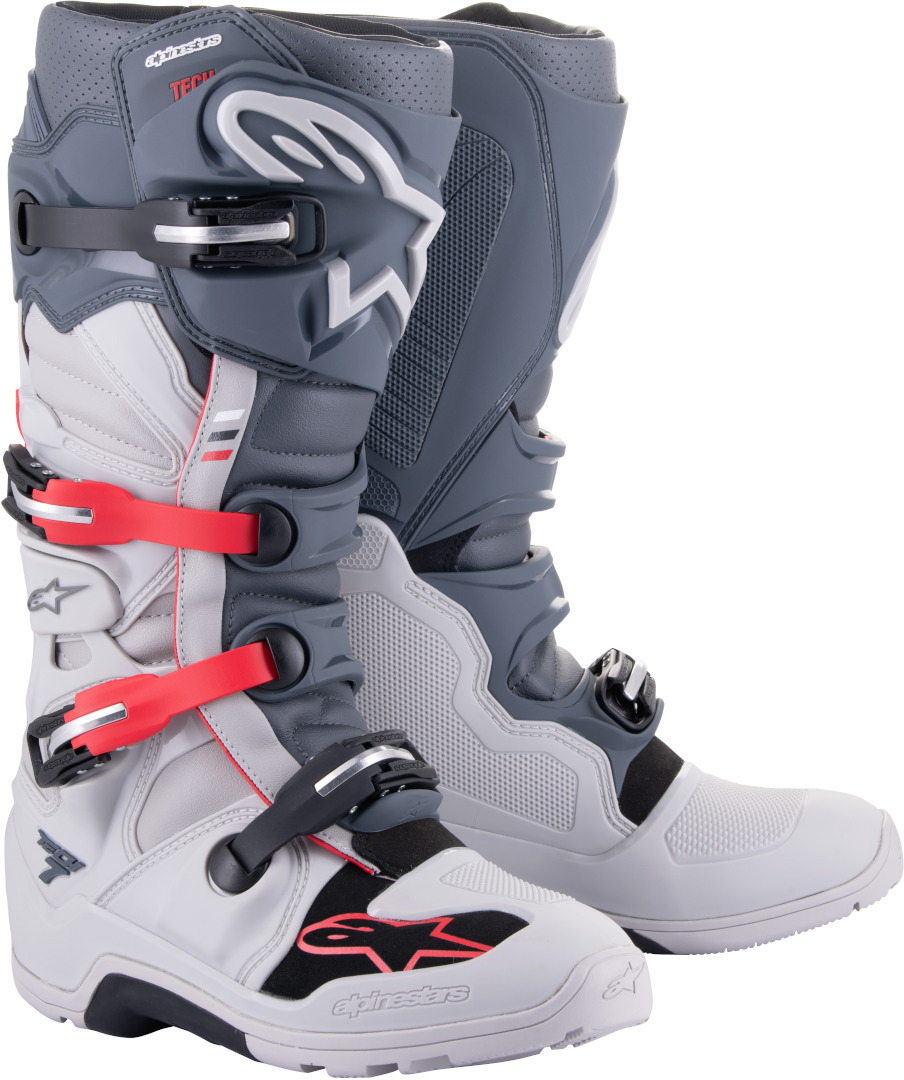 Alpinestars Tech 7 Enduro Мотоциклетные ботинки Светло-серый/Темно-серый 13 (48) 