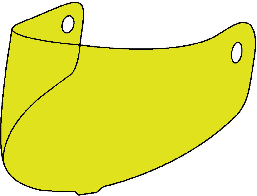 LS2 LS2 FF386/FF370/FF325 Visor, yellow, yellow, Size One Size