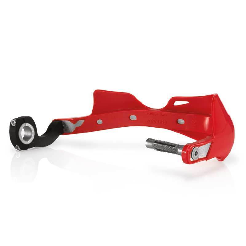 Side view of Acerbis Rally Pro Hand Guard, red for Men