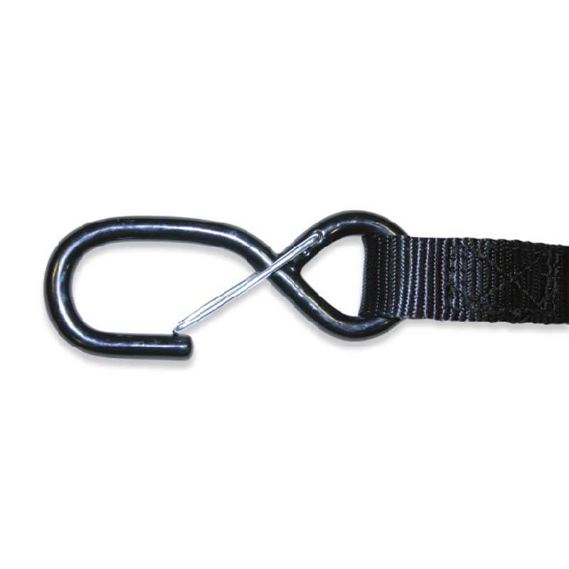 Acerbis Big Tie Downs 25mm, black, black