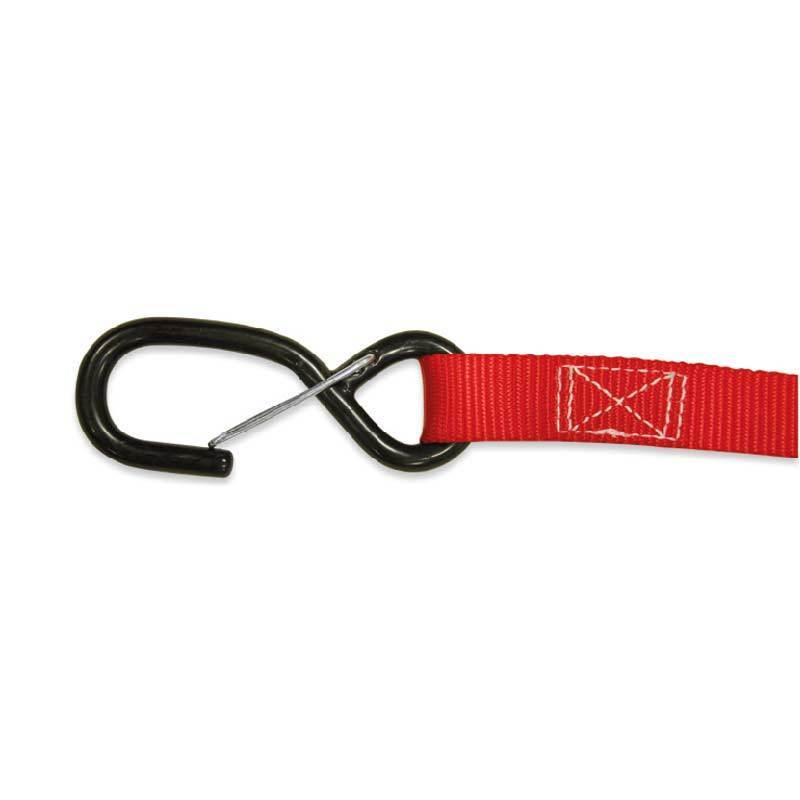 Acerbis Big Tie Downs 25mm, red, red