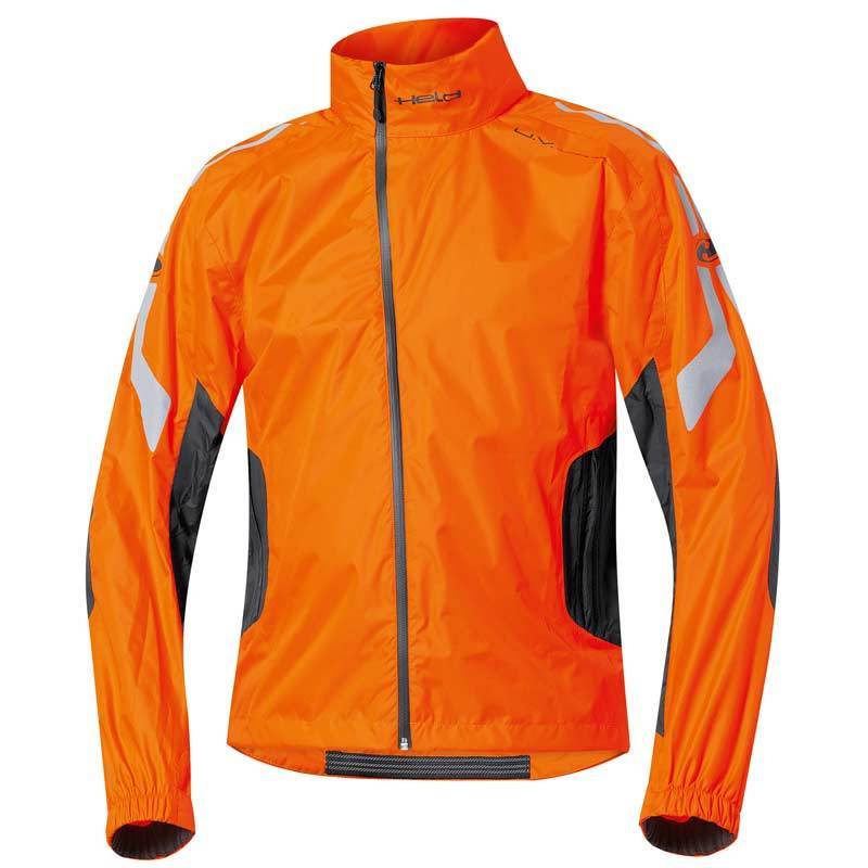 Held Wet Tour Rain Jacket, black-orange, Size S, black-orange, Size S