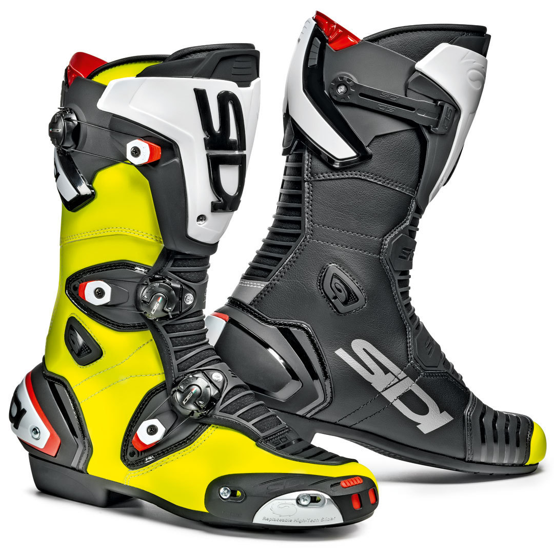 Sidi Mag-1 Motorcycle Boots, black-yellow, Size 39, black-yellow, Size 39