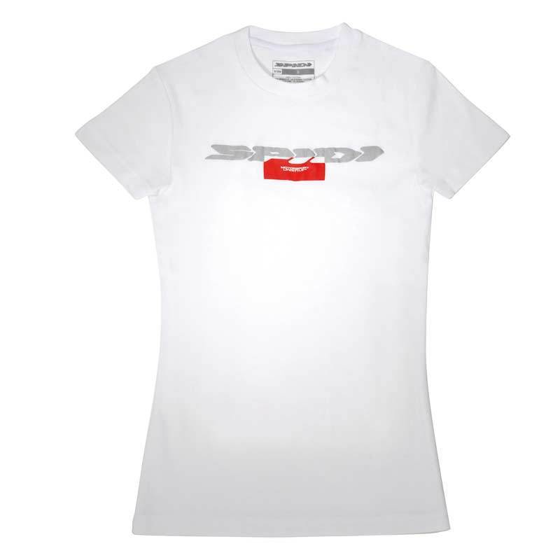 Spidi Flash T-Shirt Ladies, white, Size L for Women, white, Size L for Women