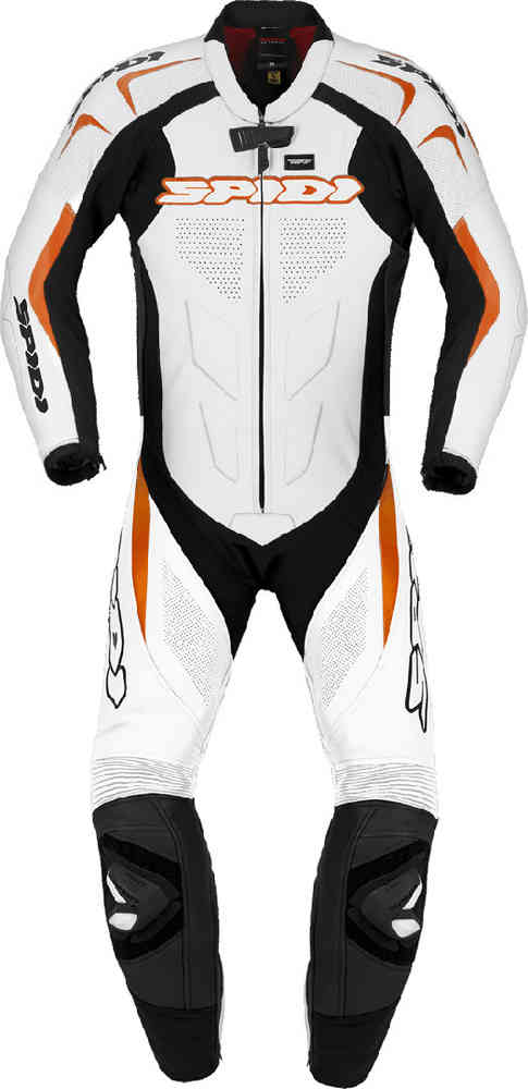 Spidi Supersport Wind Pro Traje de cuero de motocicleta de una sola pieza