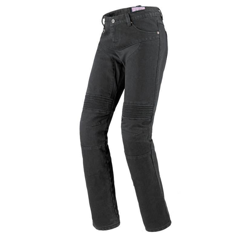 Spidi Furious Denim Ladies Motorcycle Jeans, black, Size 33 for Women, black, Size 33 for Women