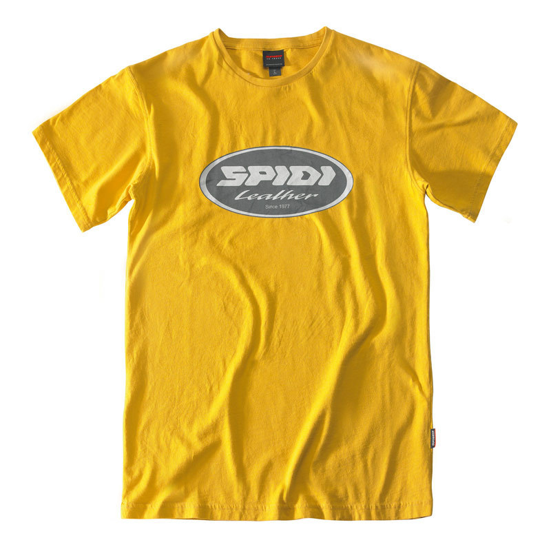 Spidi Patch T-Shirt, yellow, Size S, yellow, Size S