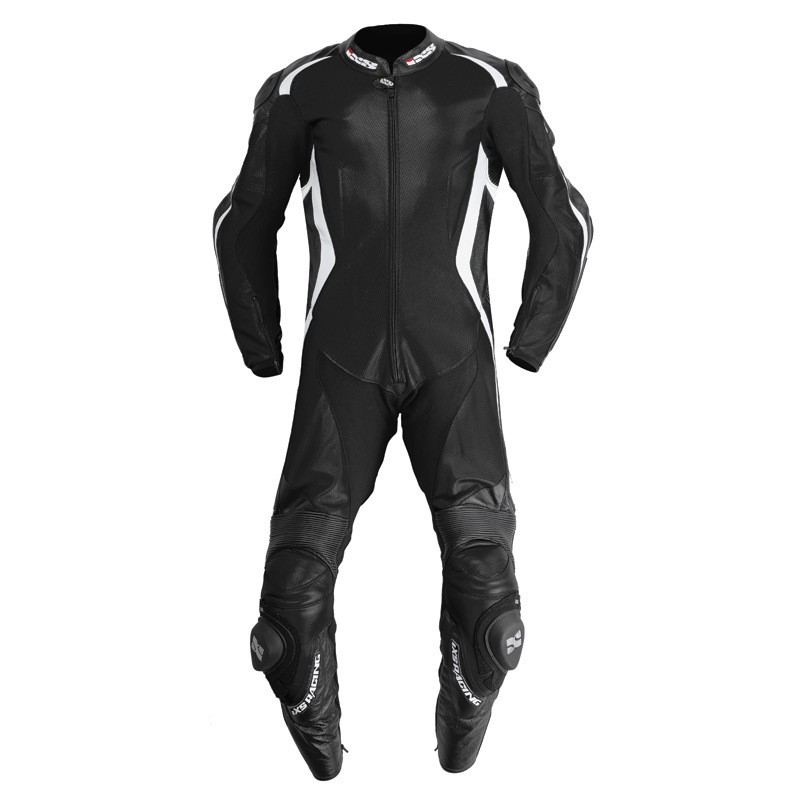 IXS Torro Pro One Piece Leather Suit, black-white, Size 58, black-white, Size 58