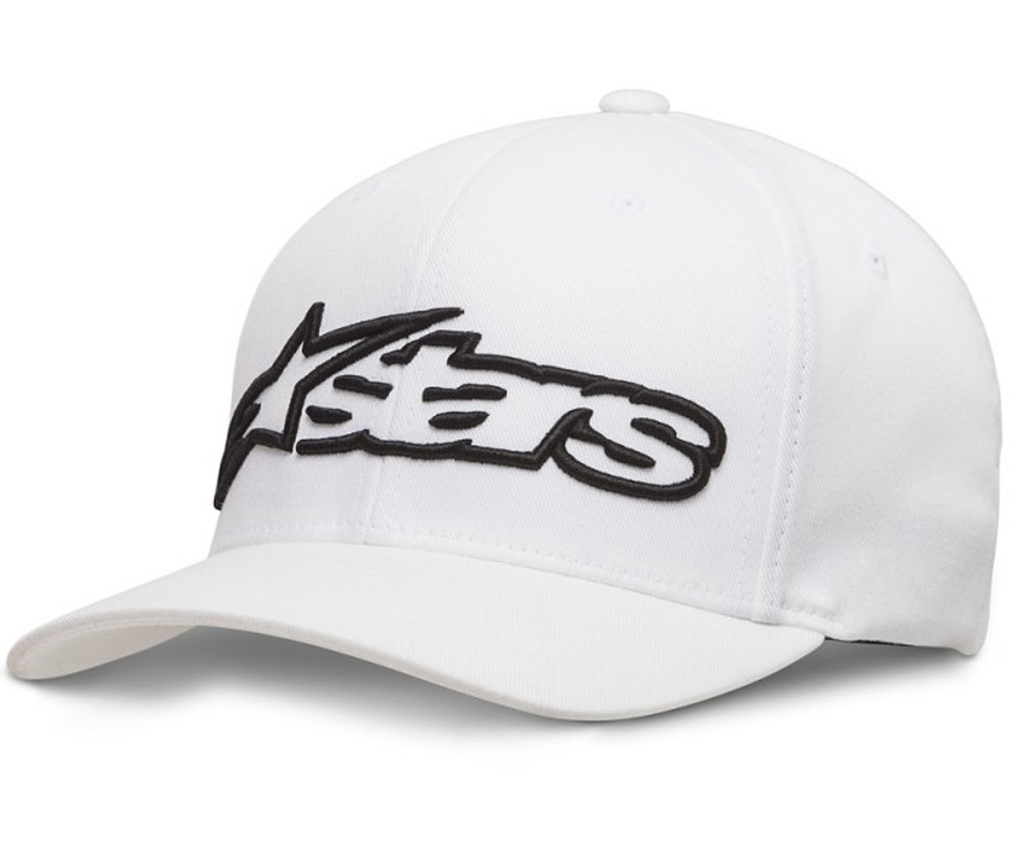 Alpinestars Blaze Flexfit Kappe, schwarz-weiss, Größe S M, schwarz-weiss, Größe S M