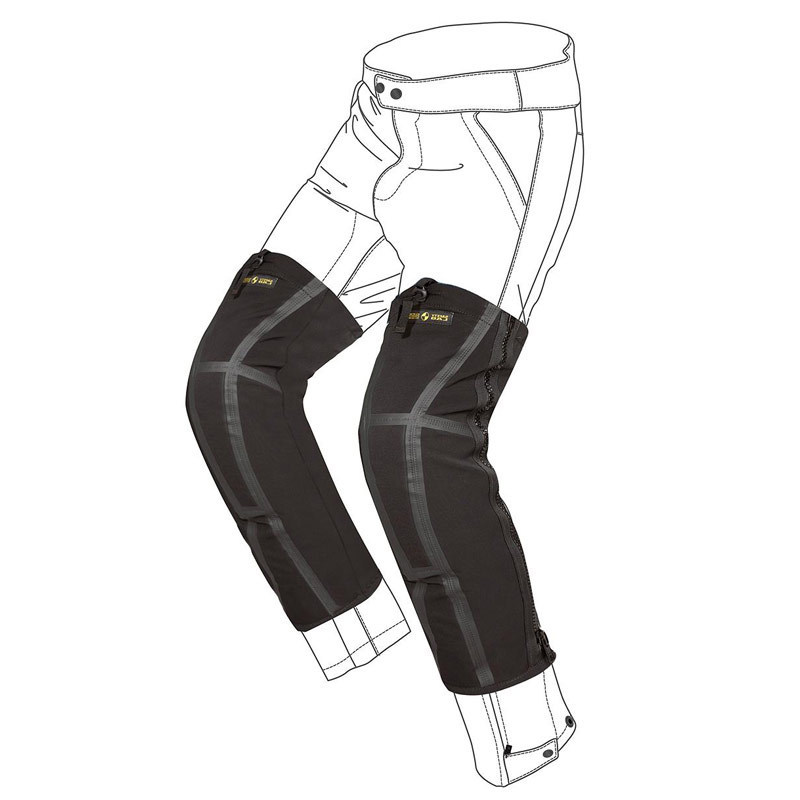 Spidi Snug Knee Protector, black, Size M, black, Size M