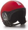 MOMO Minimomo Red Matt Logo White 噴氣頭盔