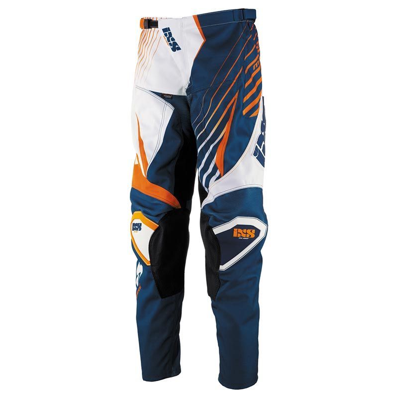 IXS Creswell Motocross Pants, blue-orange, Size 46, blue-orange, Size 46