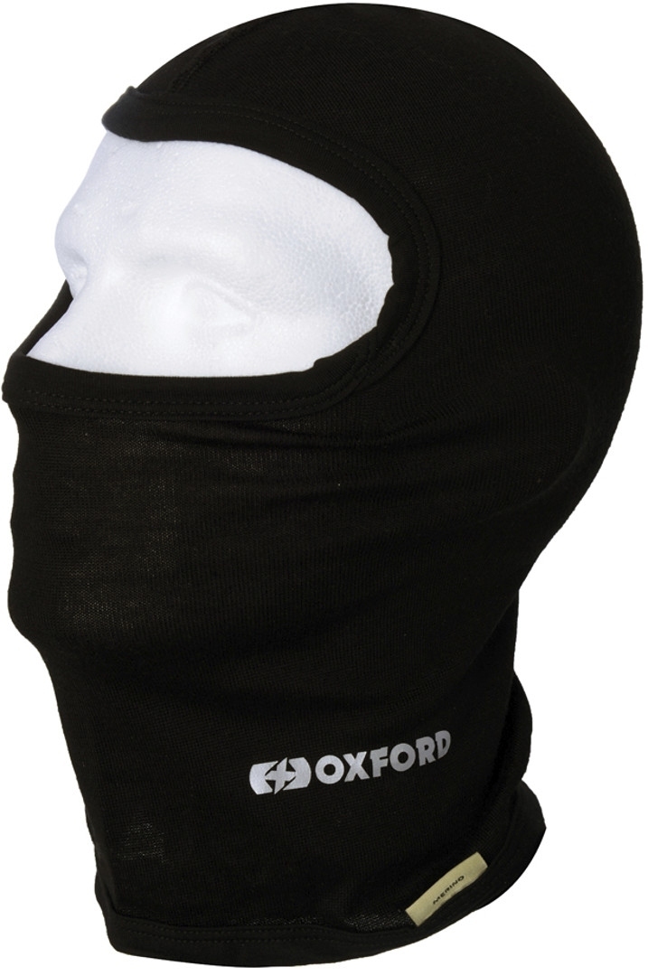Oxford Deluxe Merino Balaclava, black, black, Size One Size