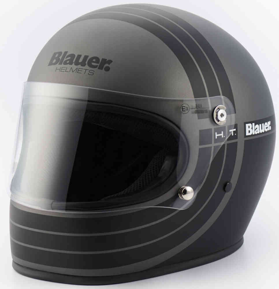 Blauer 80's шлем Черный/Титановый M 
