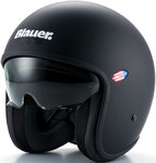 Blauer Pilot 1.1 Monochrome Black Matte Реактивный шлем