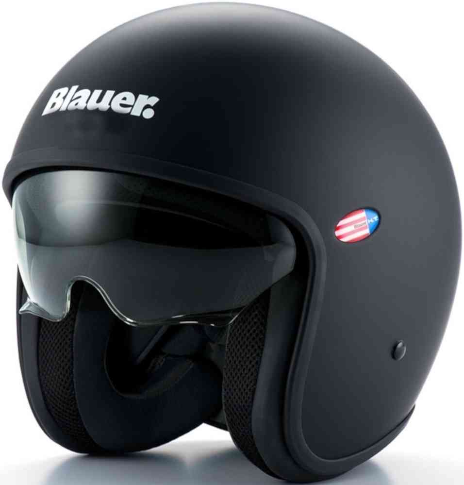 Blauer Pilot 1.1 Monochrome Black Matte Jet Helm