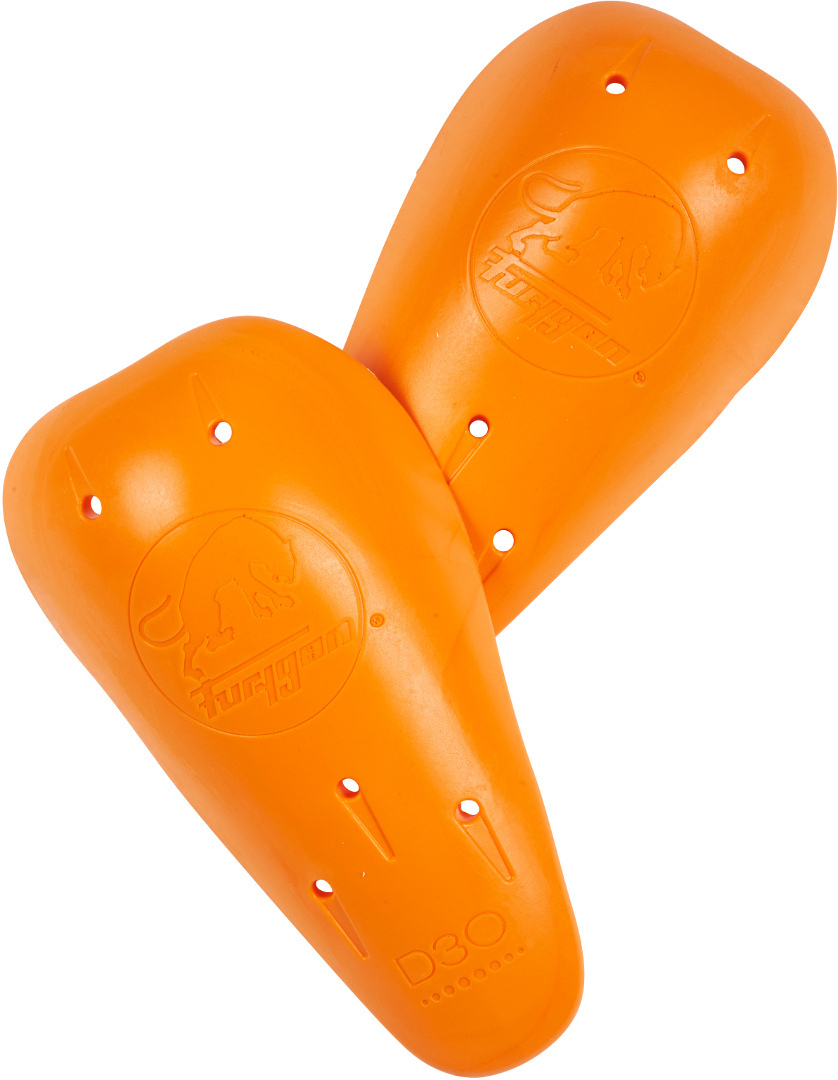 Furygan D3O Knee Protectors, orange, orange, Size One Size