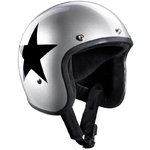 Bandit Jet Star Silver ジェットヘルメット