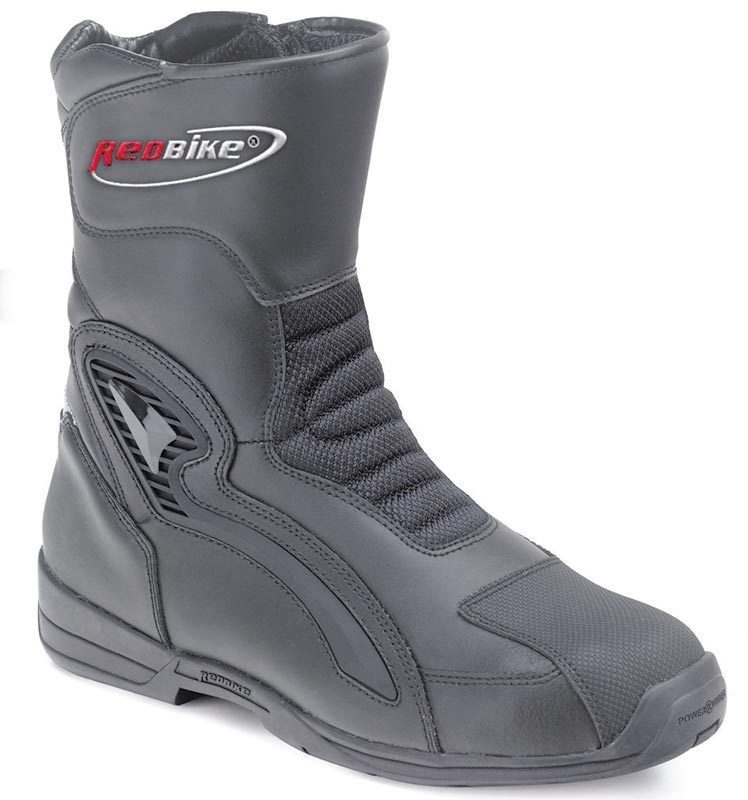 Stivali Bassi Kochmann RedBike Rebell: In Pelle, Con Protezioni A Caviglia E Tallone, Altezza 18 Cm, Taglie 37-47