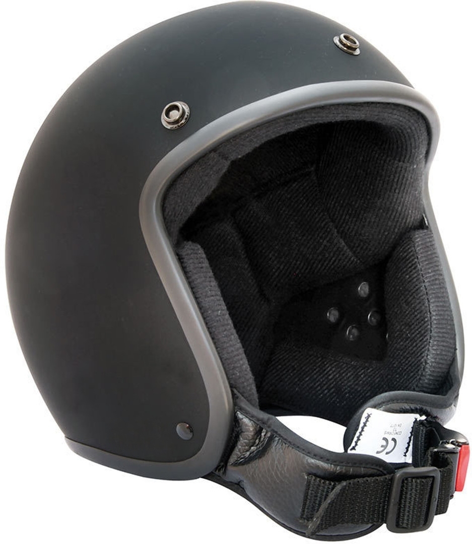 Bores Gensler Bogo III Black Edition Jet helm, zwart, afmeting L