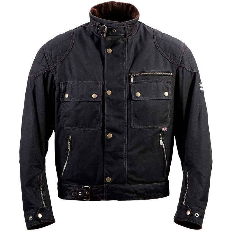 Bores Trophy Pro I Wax Jacket, black, Size S, black, Size S