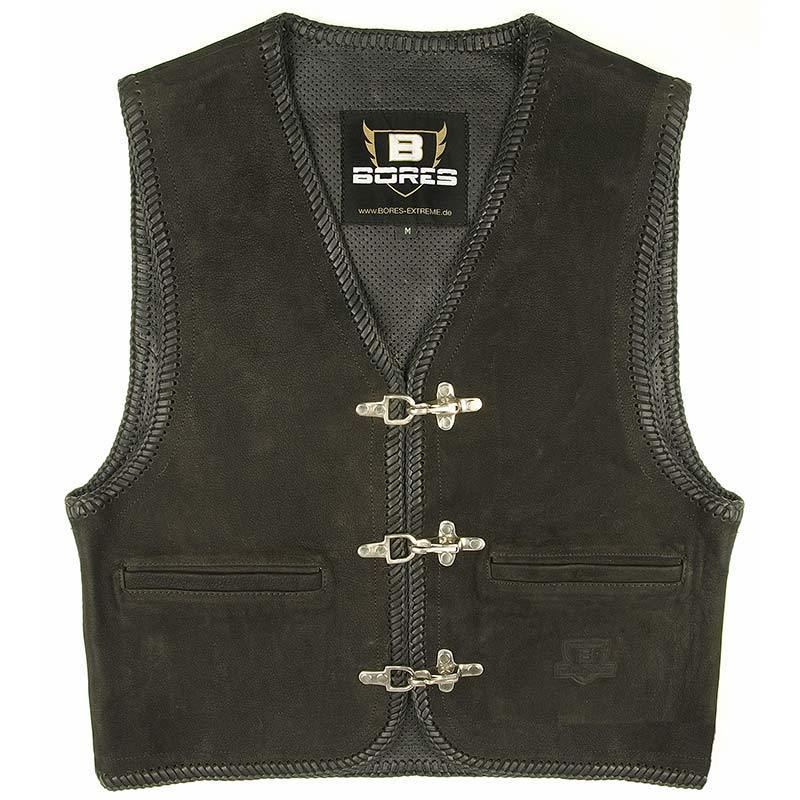 Bores Sunride 2 Leather Vest, black, Size 5XL, black, Size 5XL