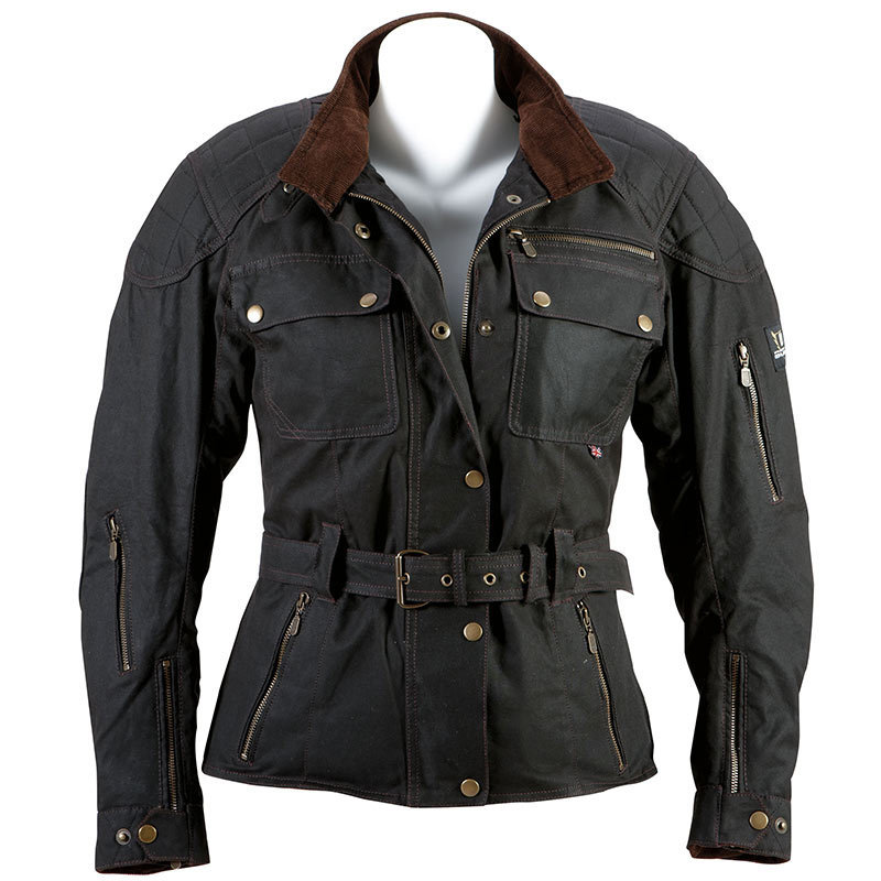Bores Tropical Pro I Ladies Wax Jacket, black, Size M for Women, black, Size M for Women
