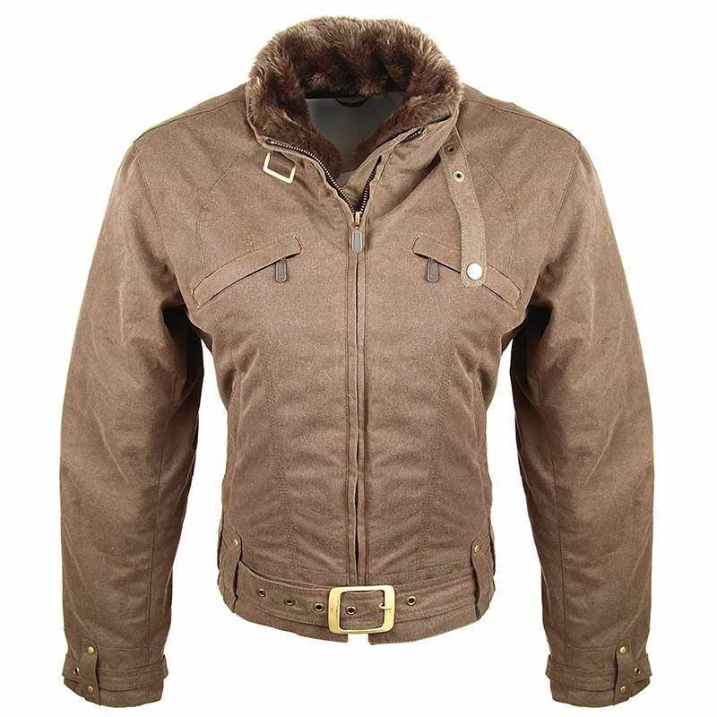 Bores KEA Ladies Wax Jacket, brown, Size S for Women, brown, Size S for Women