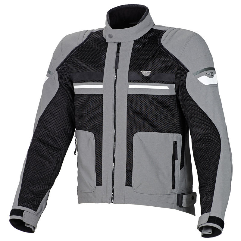 Macna Rush Textile Jacket, grey, Size M, grey, Size M