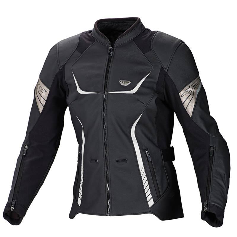 Macna Orient Ladies Motorcycle Leather Jacket, black, Size 42 for Women, black, Size 42 for Women