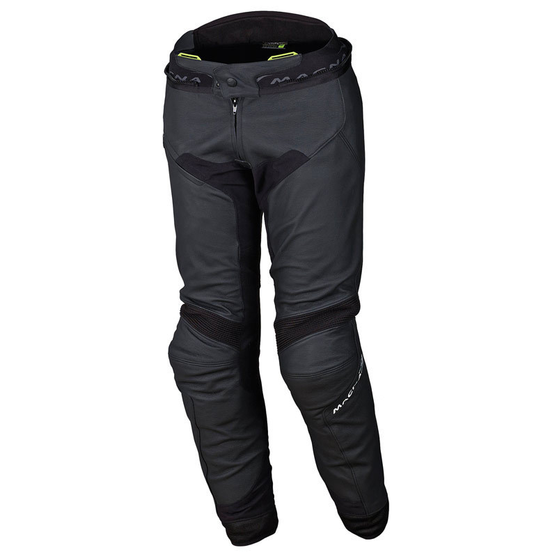 Macna Commuter Motorcycle Leather Pants, black, Size 62, black, Size 62