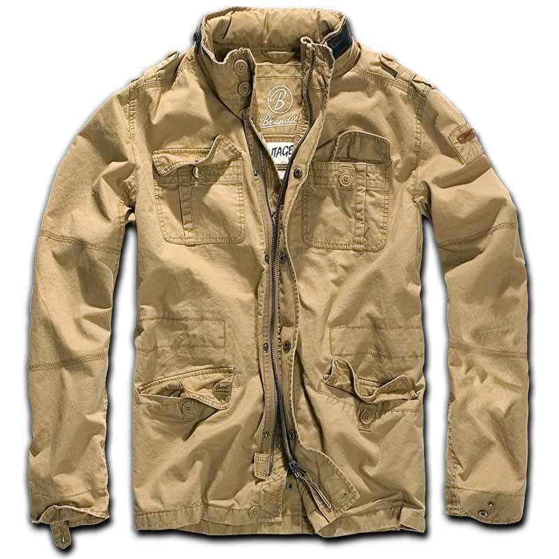 Brandit Britannia Jacket, beige, Size S, beige, Size S