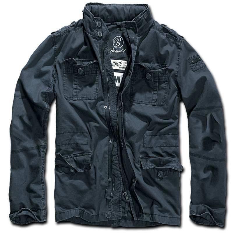 Brandit Britannia Jacket, blue, Size S, blue, Size S