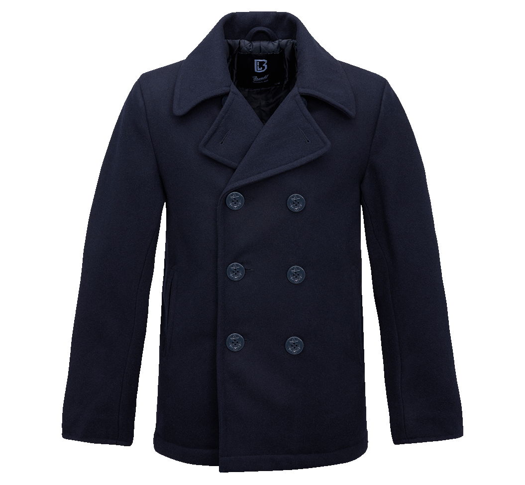 Image of Brandit Pea Coat Giacca, blu, dimensione 2XL