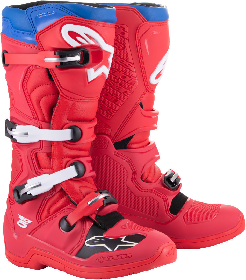 Alpinestars Tech 5 Мотокросс сапоги Синий/Белый/Красный 5 (38) 