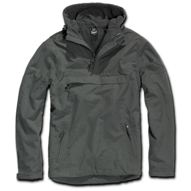 Brandit Windbreaker Jacket, black-grey, Size S, black-grey, Size S